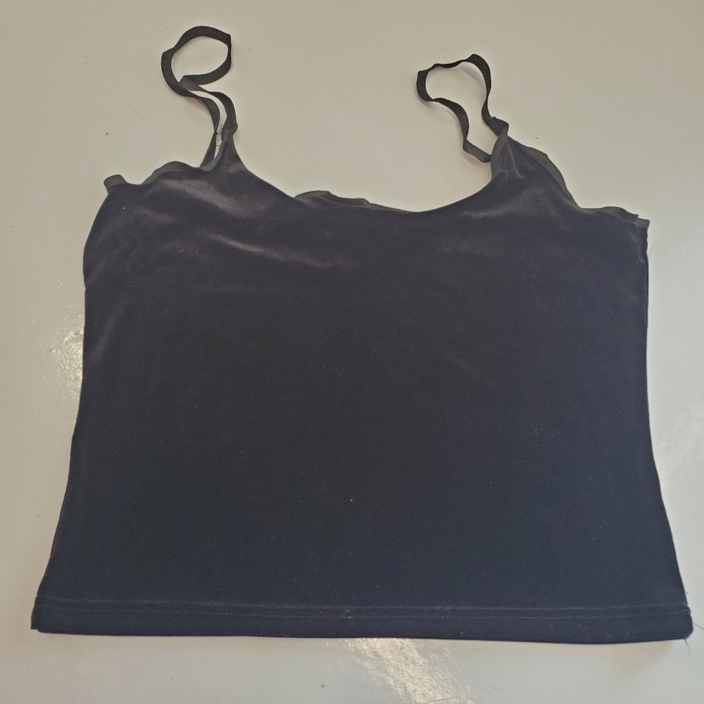 725 Originals | Classic Black Velvet Tank Top